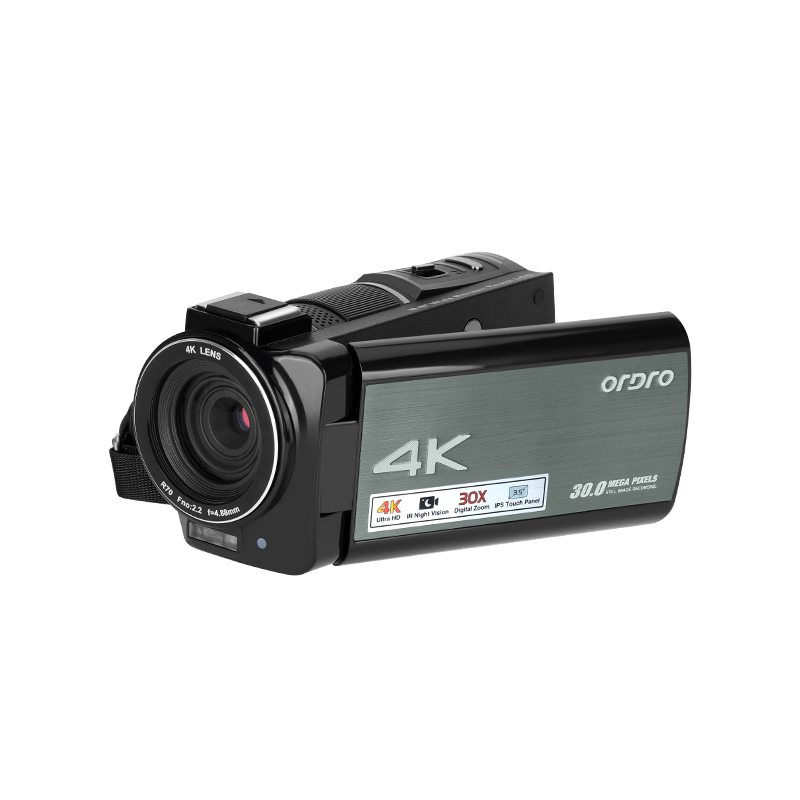 Ordro AX10 HD 4Kビデオカメラ Vlogビデオレコーダ 1080P 60FPS
